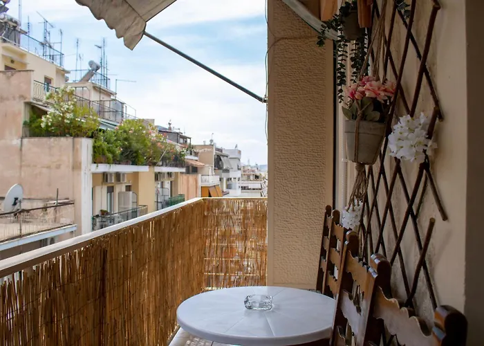 Acropolis Rooftop View, 200M From Neos Kosmos Metro Station